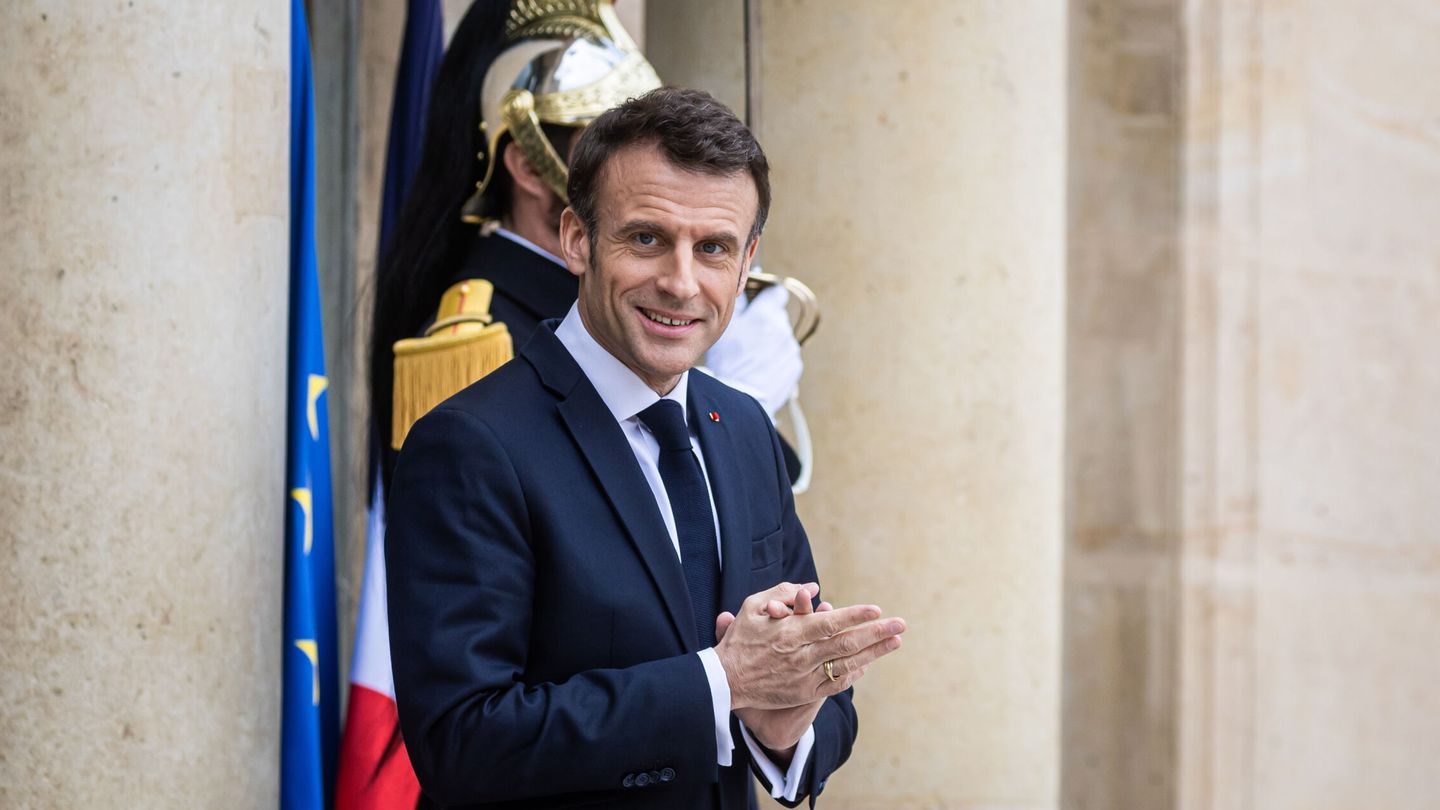 El presidente francés Emmanuel Macron.   (EFE/Christophe Petit Tesson)