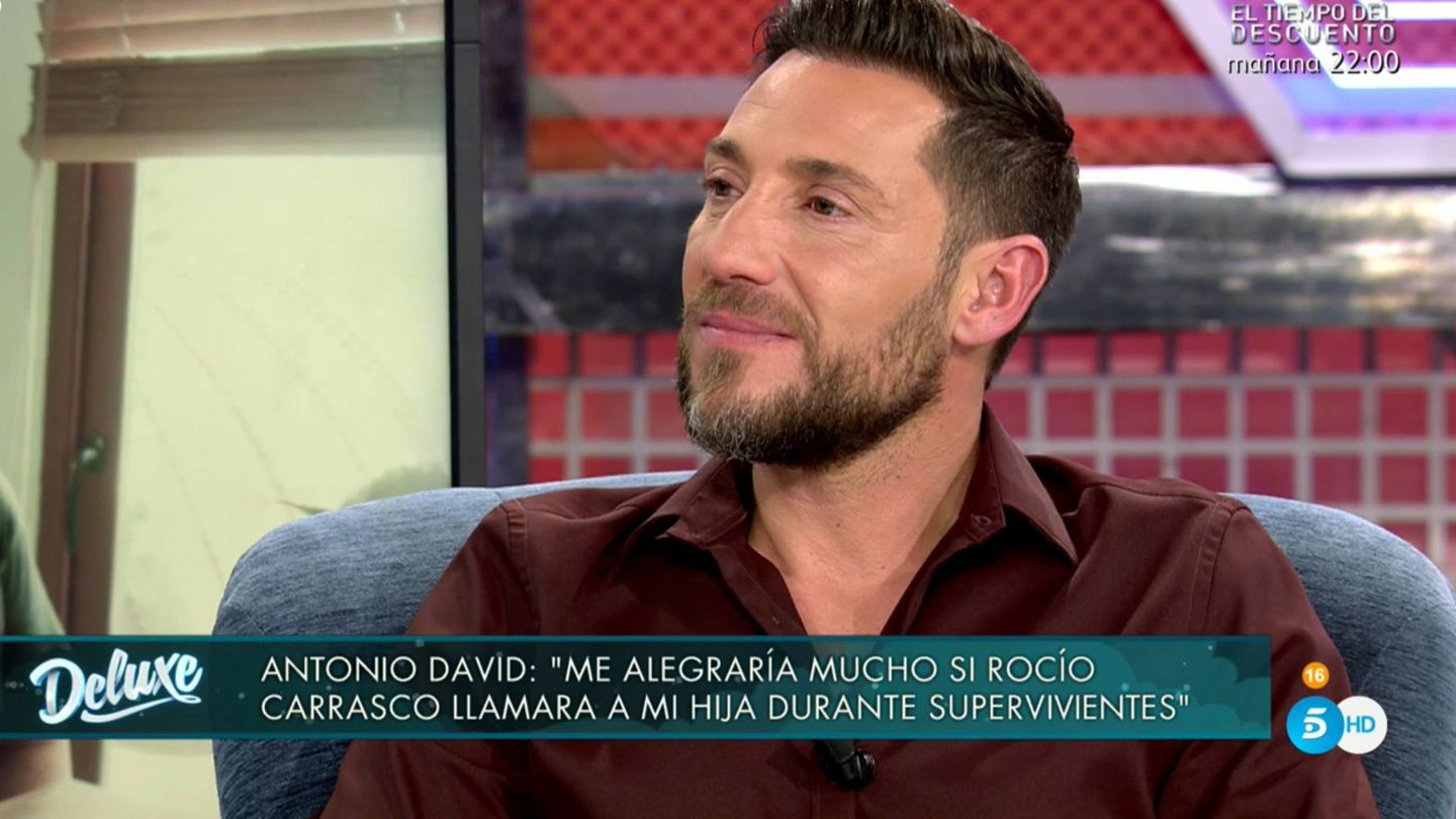 Antonio David Flores, en 'Sábado Deluxe'. (Mediaset España)