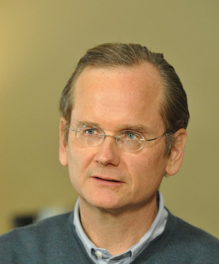 Foto: El profesor de Harvard Lawrence "Larry" Lessig. Foto: Wikipedia (CC)