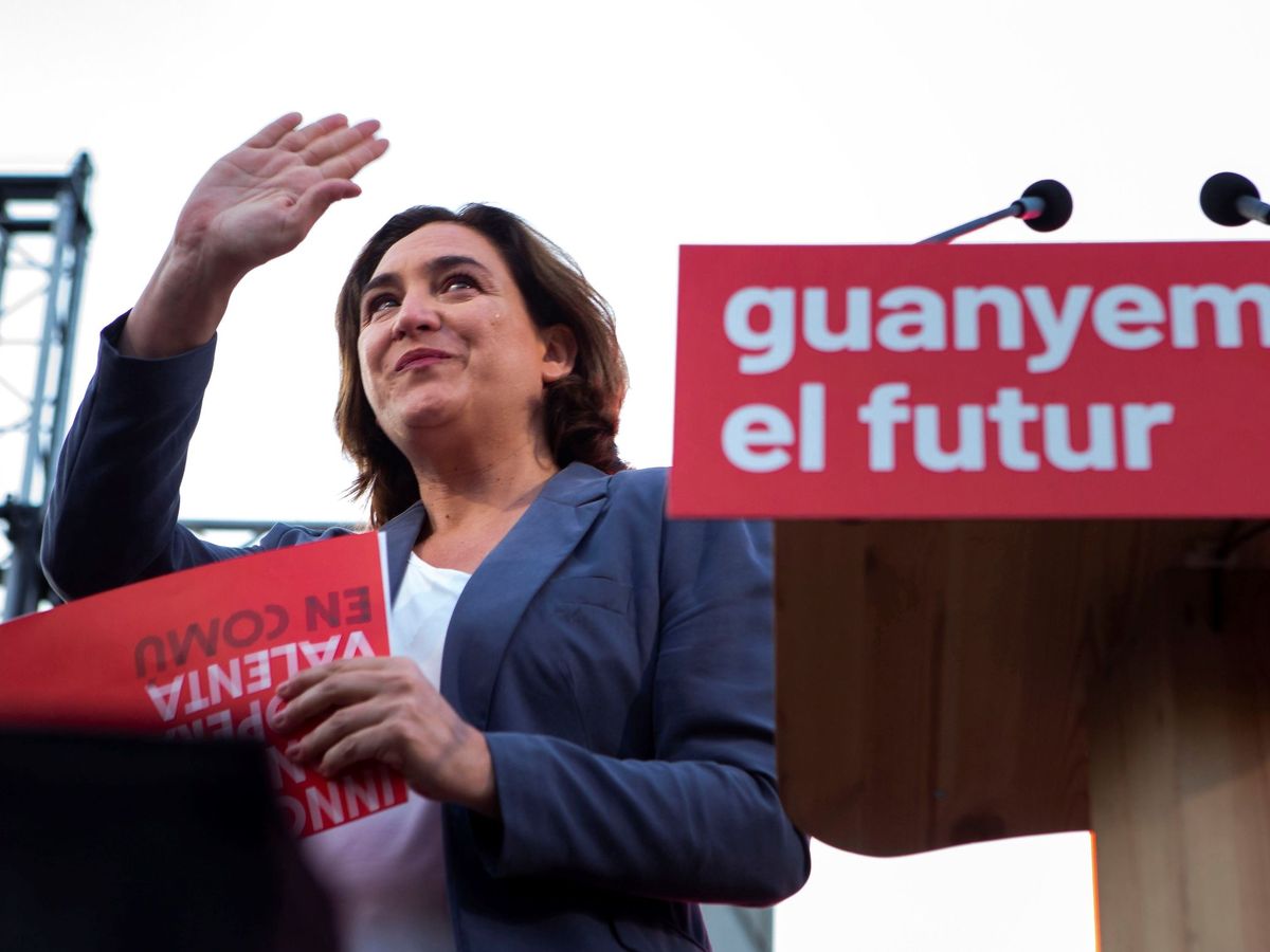Foto: Acto de campaña de Barcelona en Comú en 2019. (EFE)