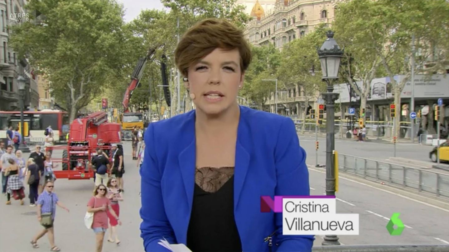 Cristina Villanueva, presentadora de 'La Sexta noticias 14h'.