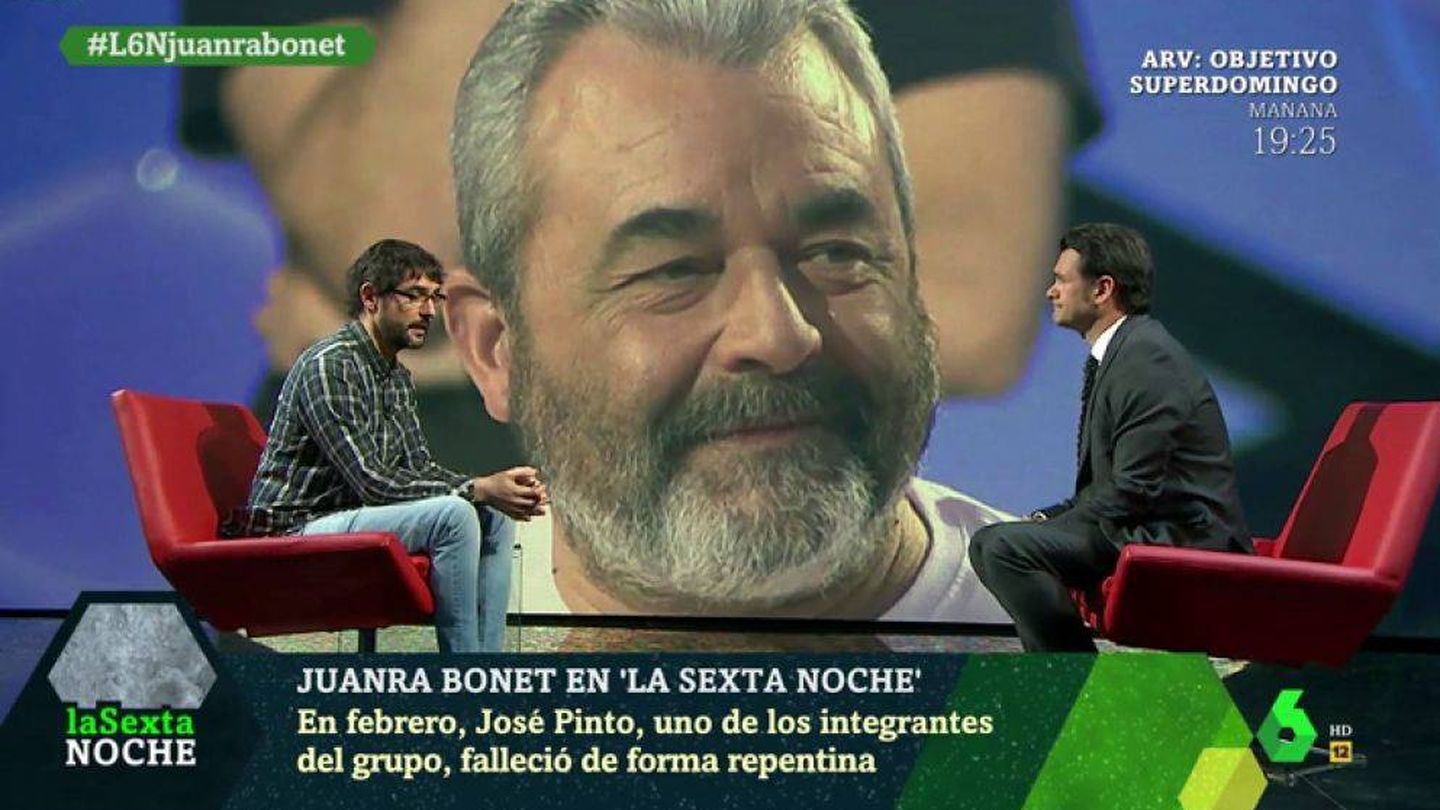 Juanra Bonet recuerda la muerte de José Pinto. ('La Sexta noche').