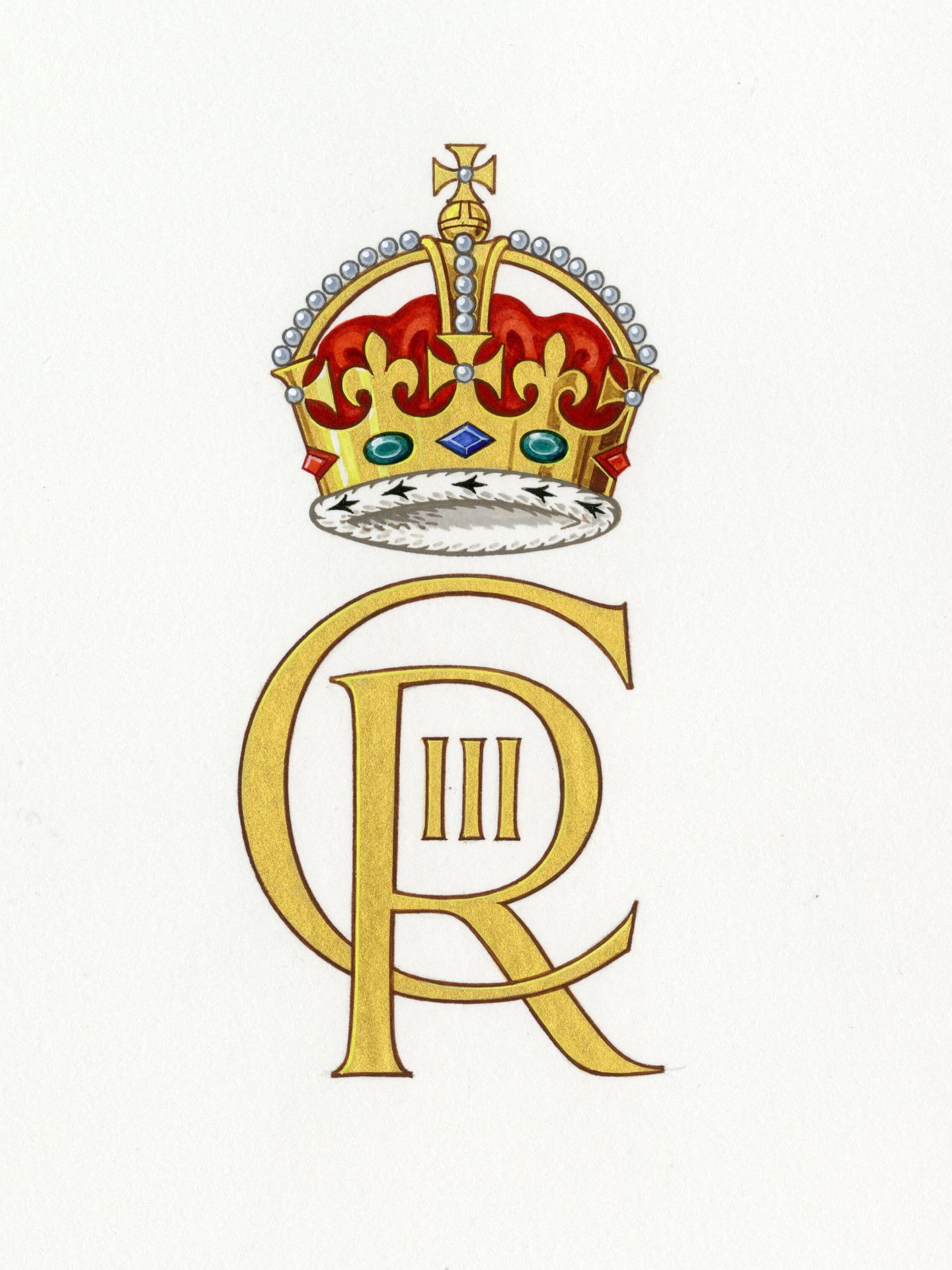 Buckingham Palace revela el monograma del rey Carlos III. (Reuters/Buckingham Palace)