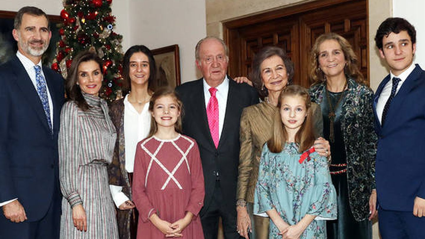 Imagen oficial del 80 cumpleaños del rey Juan Carlos.