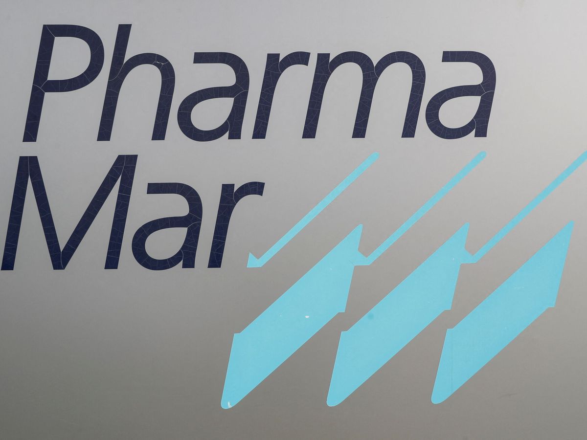 Foto: Logo de Pharmamar en sus oficinas de Colmenar Viejo (Madrid). (Reuters/Susana Vera) 