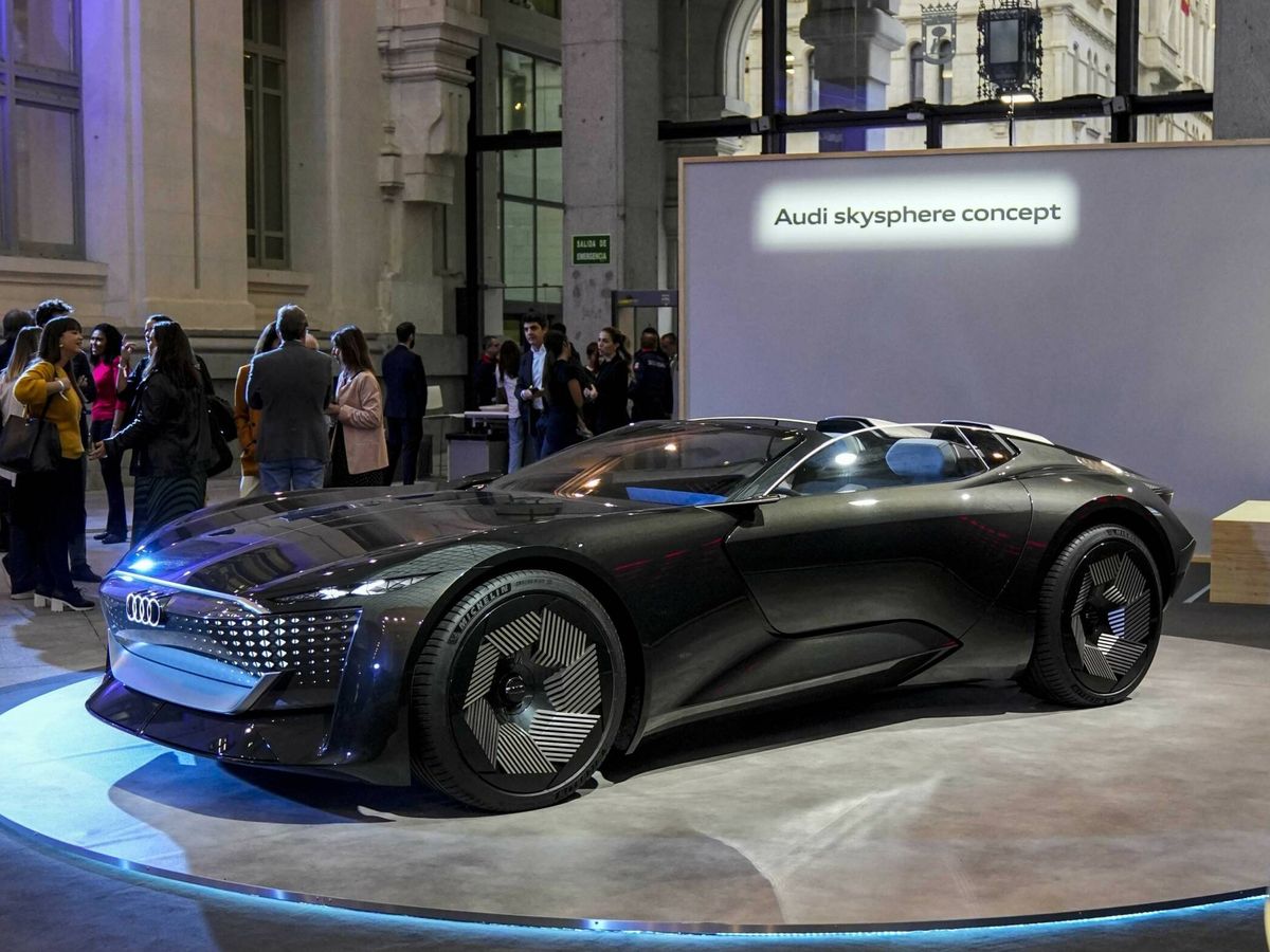 Foto: El Audi Skysphere Concept se expuso en el Palacio de Cibeles de Madrid. (Audi)