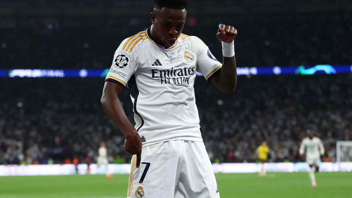 El zurdazo de Vinícius Júnior que cerró la victoria del Real Madrid en Wembley