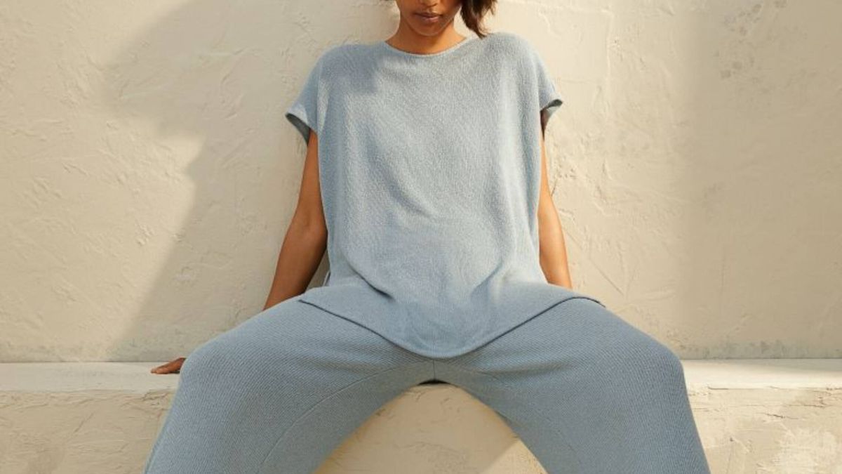 El pantalón de punto ancho, fresco y cómodo de H&M que no te quitarás este verano