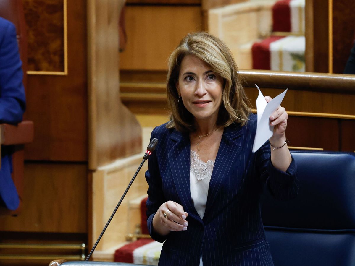 Foto: La ministra de Transportes, Movilidad y Agenda Urbana de España, Raquel Sánchez. (EFE/J.J. Guillen)