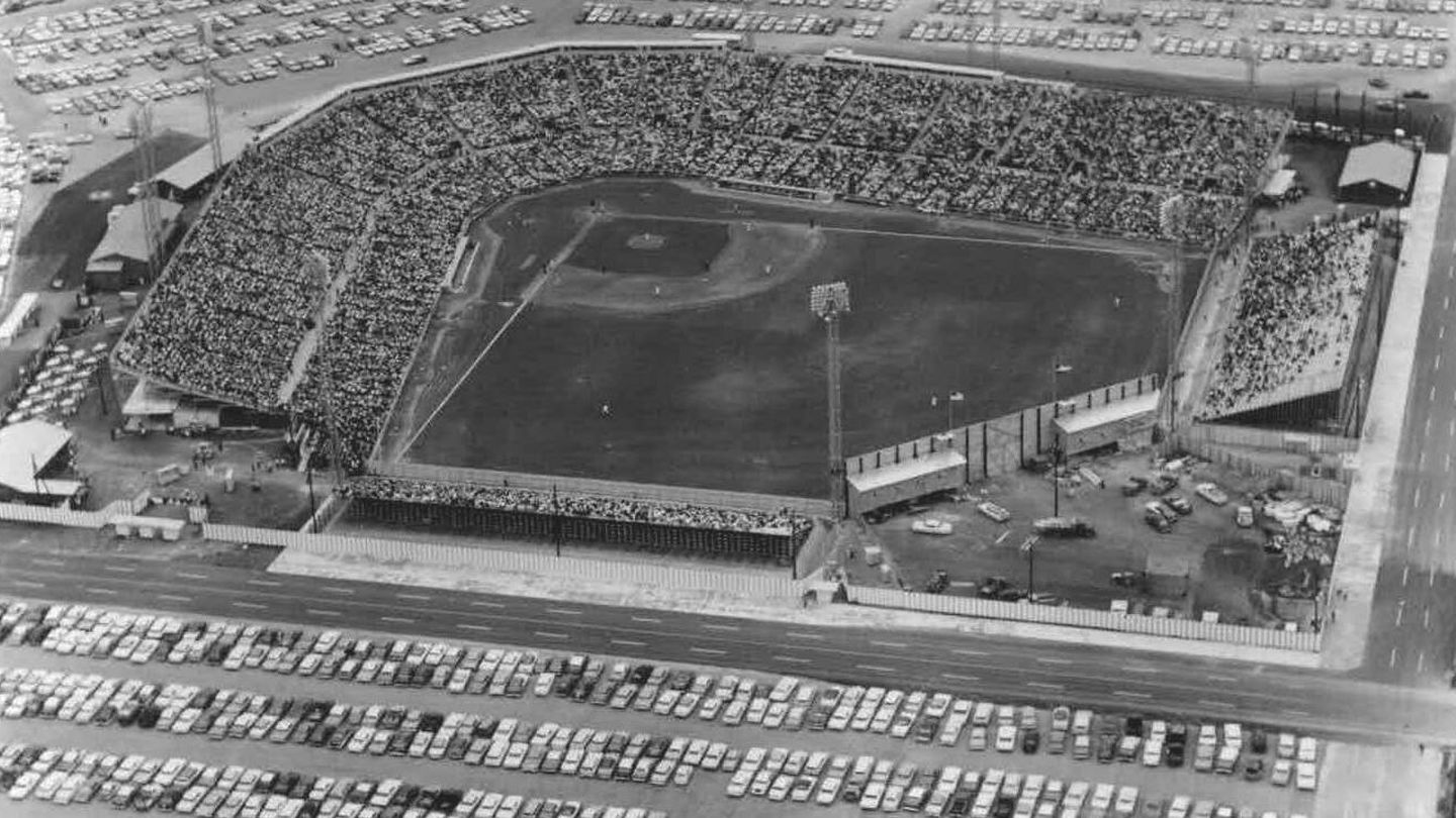 Colt Stadium en 1963 (Fuente: Wikimedia)