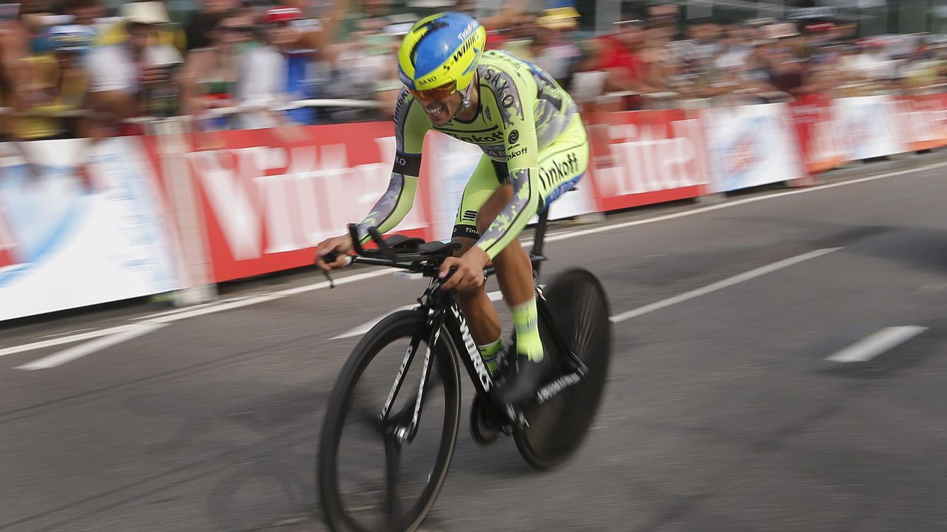 Foto: Contador perdió 15 segundos con Nibali.