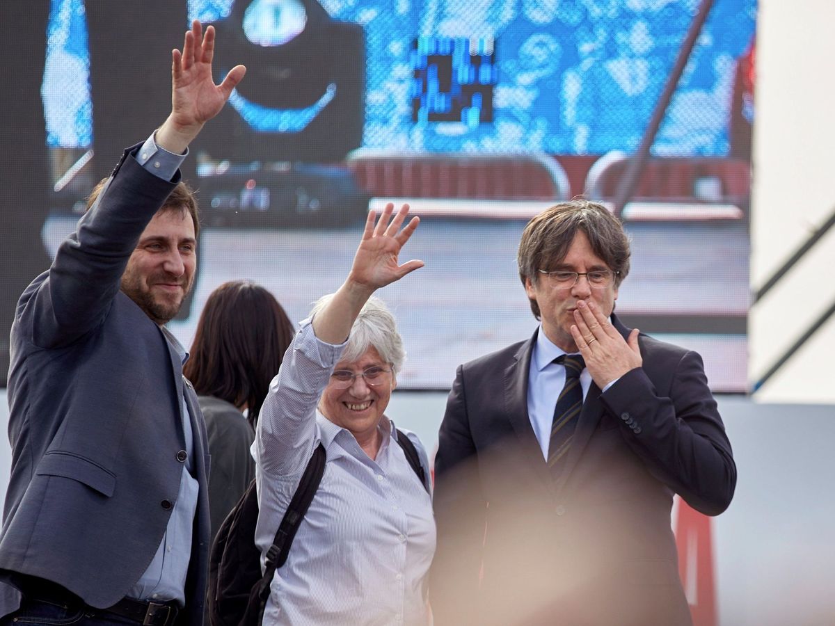 Foto: El expresidente de la Generalitat Carles Puigdemont, en un acto. (EFE)