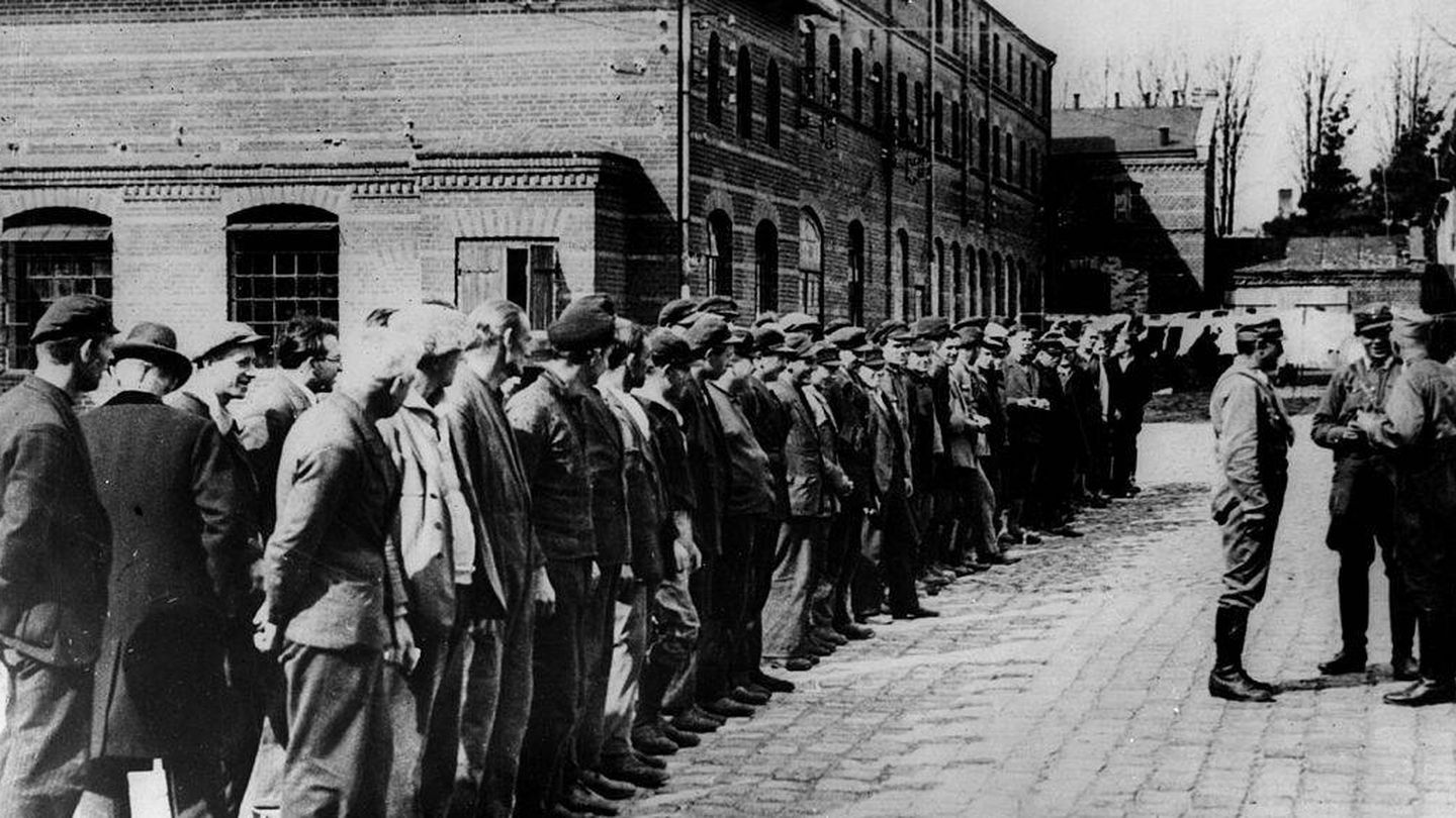 Campo de concentración en Alemania. (Hulton Archive/Getty Images)