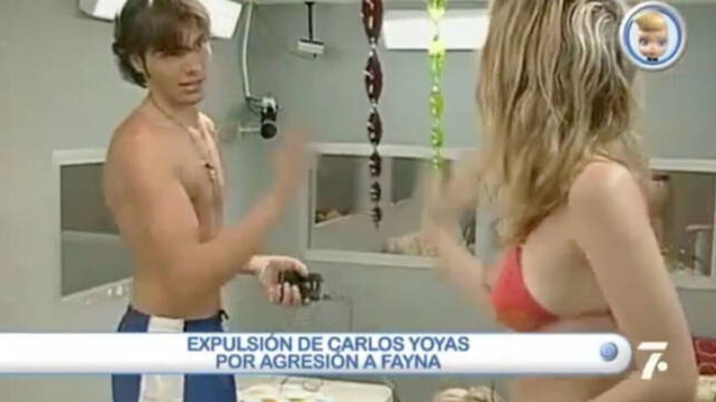Carlos Navarro 'El Yoyas' y Fayna, en 'Gran Hermano 2'. (Mediaset)