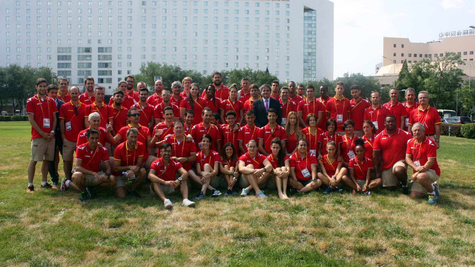 Foto: Foto de la selección española en el Mundial de Pekín (Foto: RFEA). 