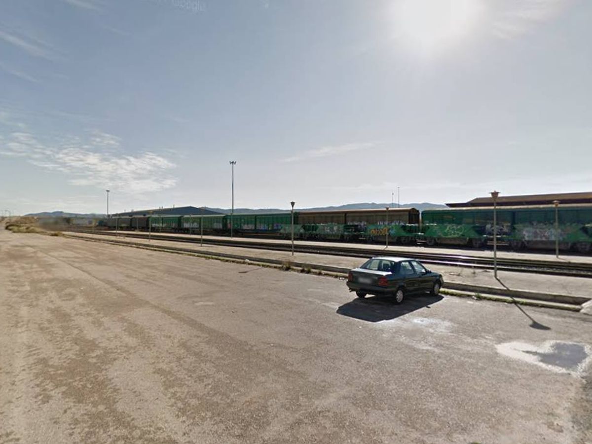 Foto: Estación de mercancías de Nonduermas, en Murcia. Foto: Google Maps