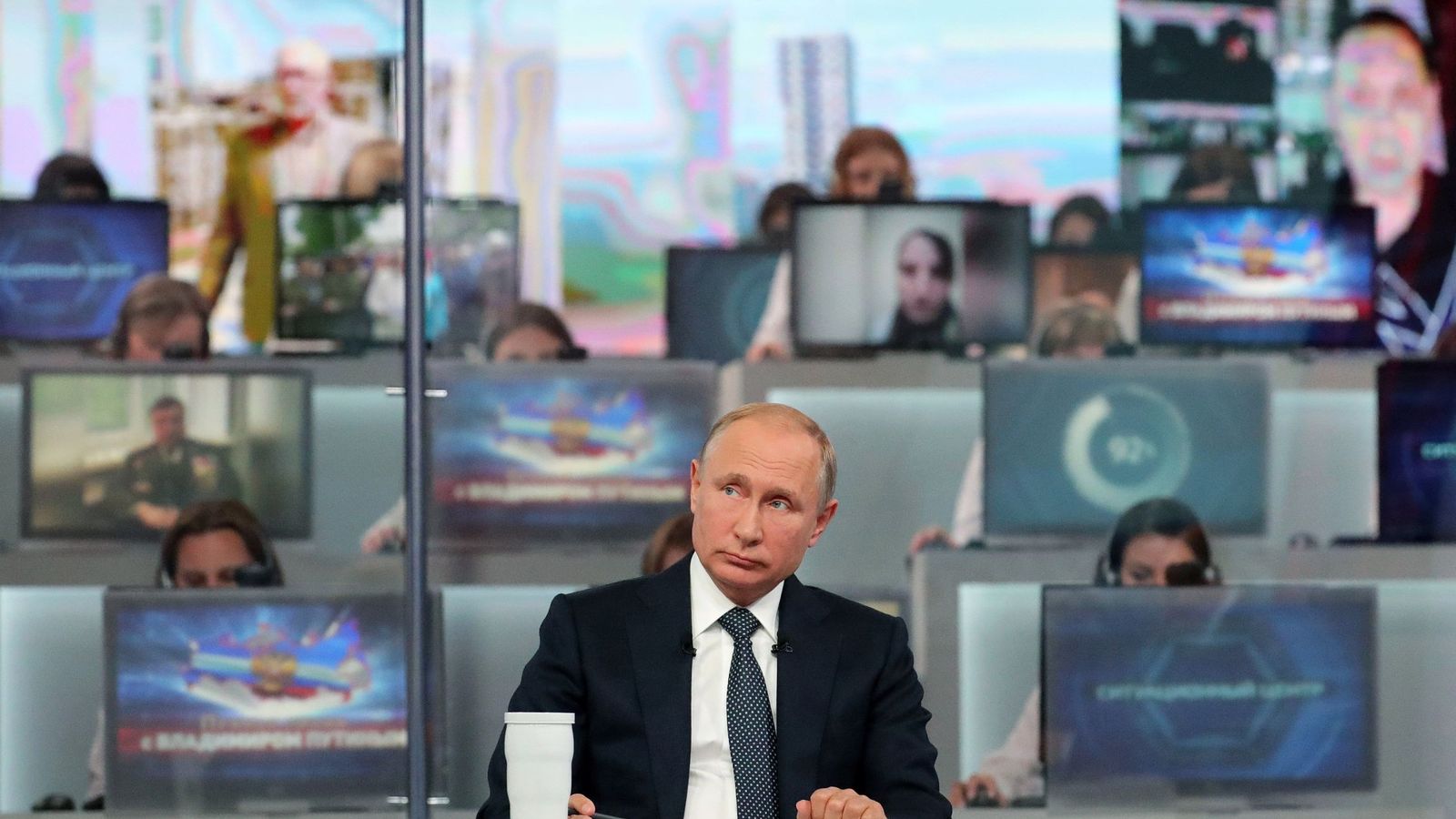 Foto: Putin contestará a preguntas de los rusos en su tradicional "línea directa"
