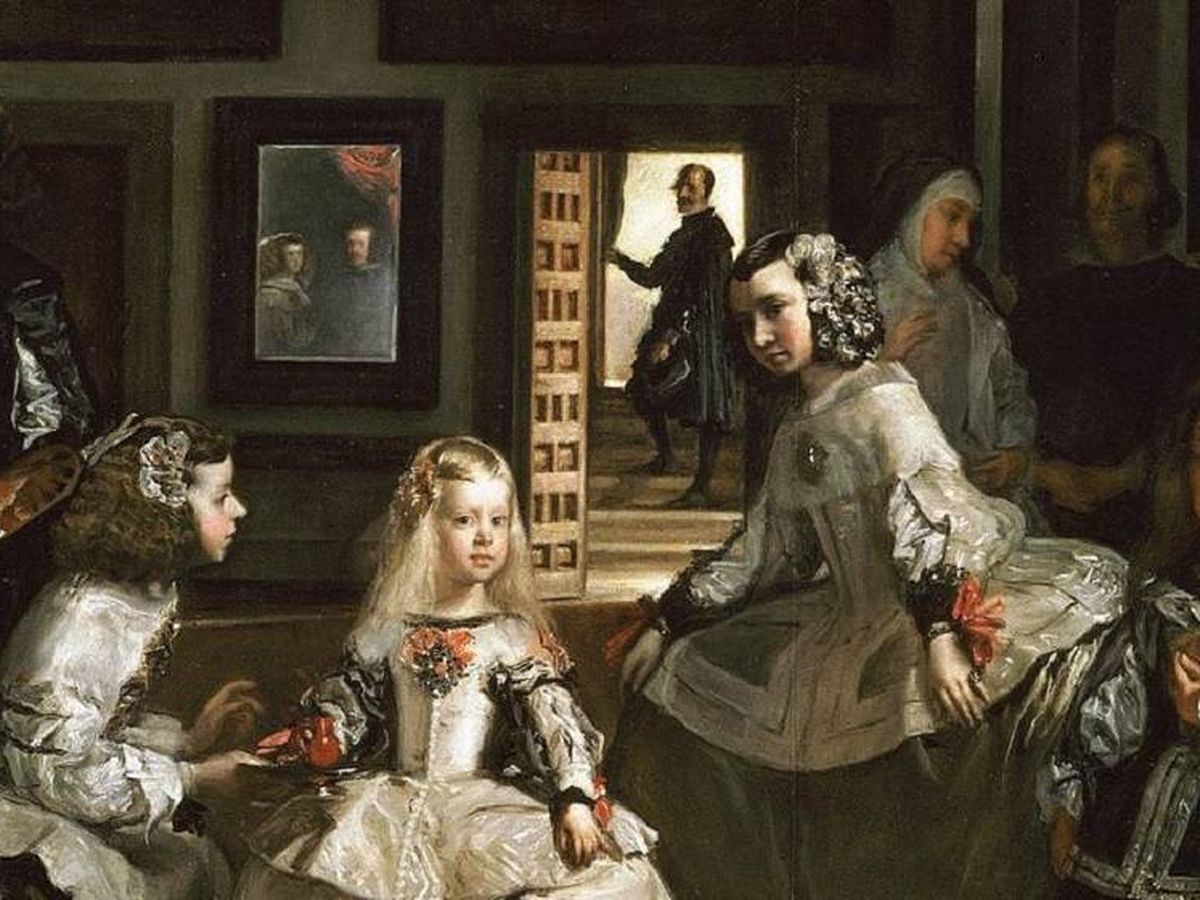 Foto: Detalle de 'Las Meninas' en el que puede apreciarse un autoretrato de Velázquez (Museo del Prado)