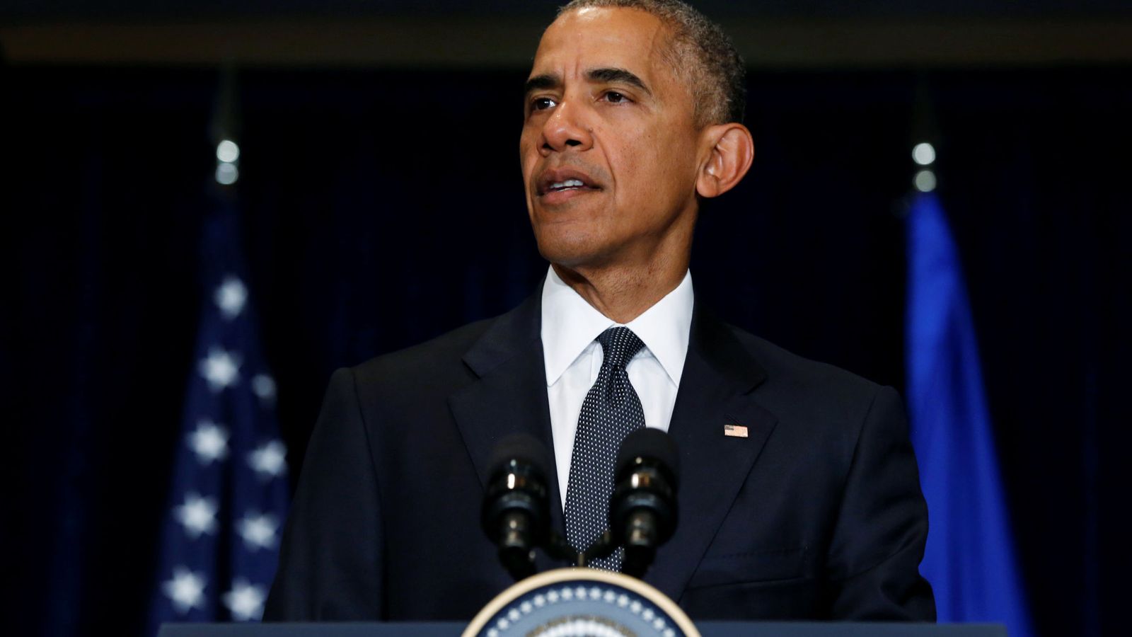 Foto: Obama analizó desde Varsovia lo sucedido en Texas (Reuters).