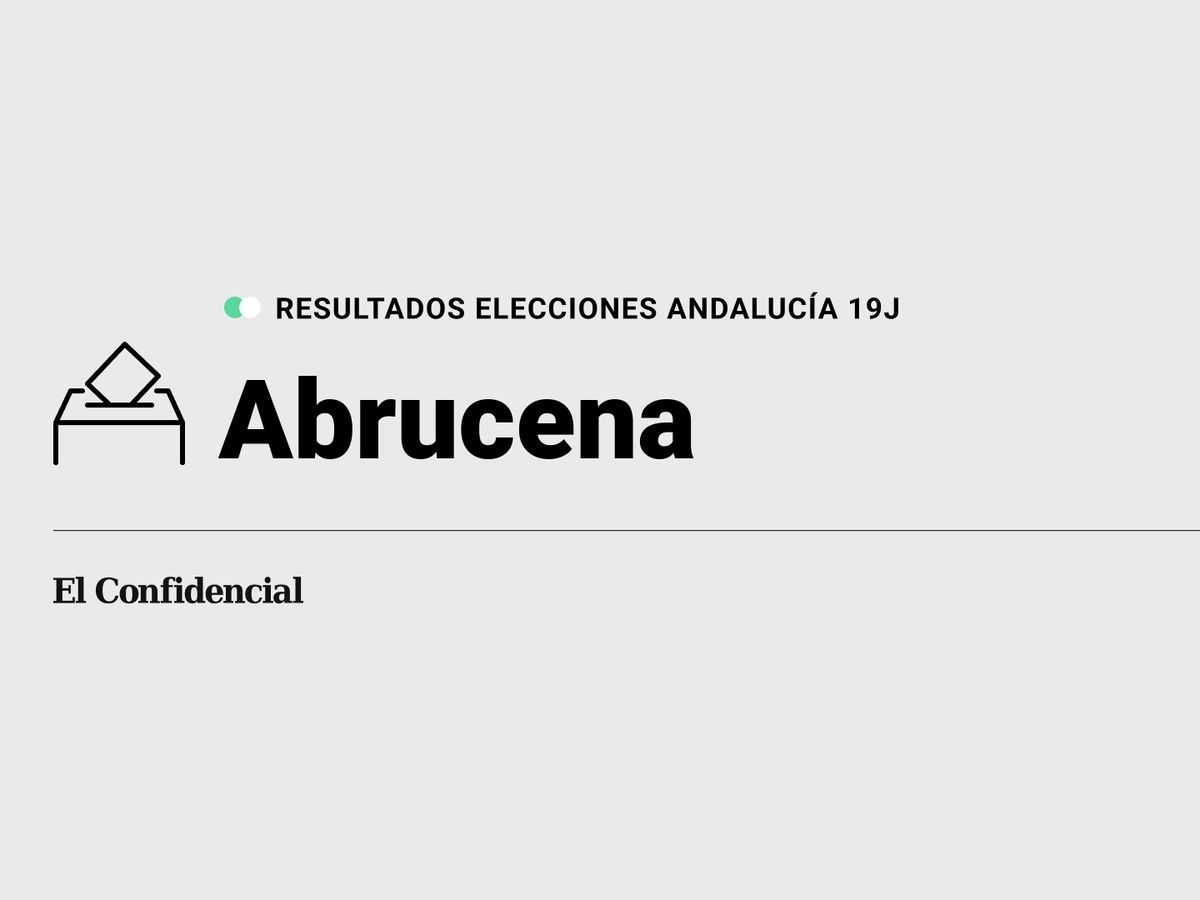 Foto: Resultados en Abrucena, Almería, de las elecciones de Andalucía 2022 este 19-J (C.C./Diseño EC)
