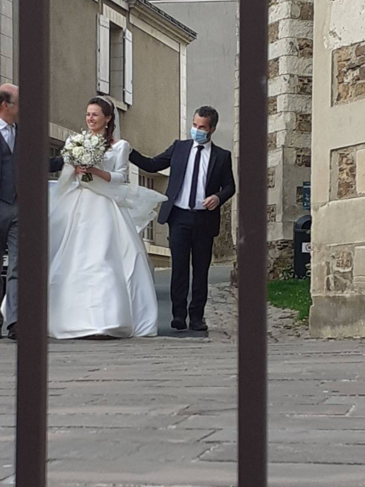 Délia de Cossé-Brissac, en su boda el pasado sábado. (Redes)