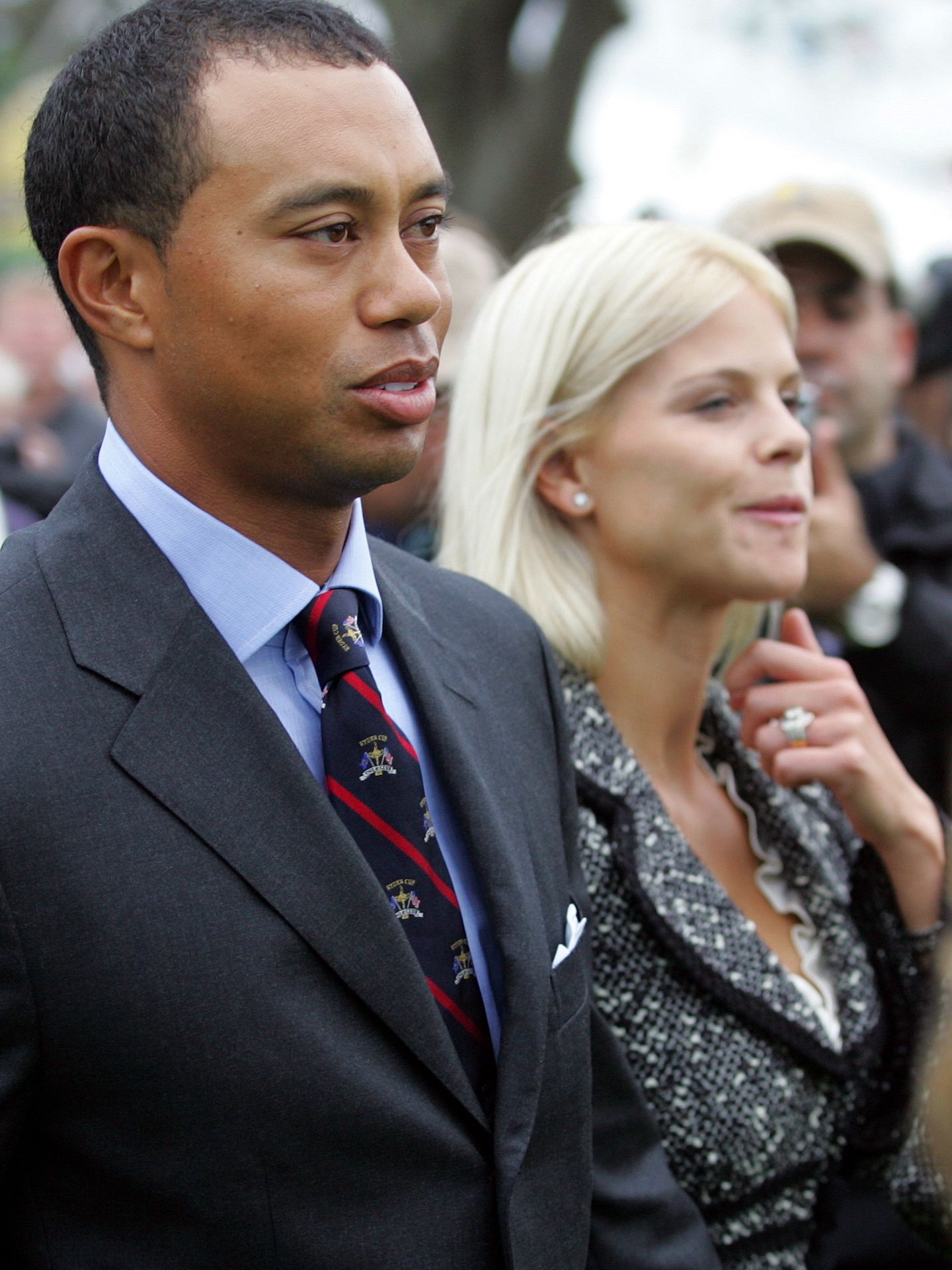 Tiger Woods y su exmujer Elin, en una foto de archivo (Gtres)
