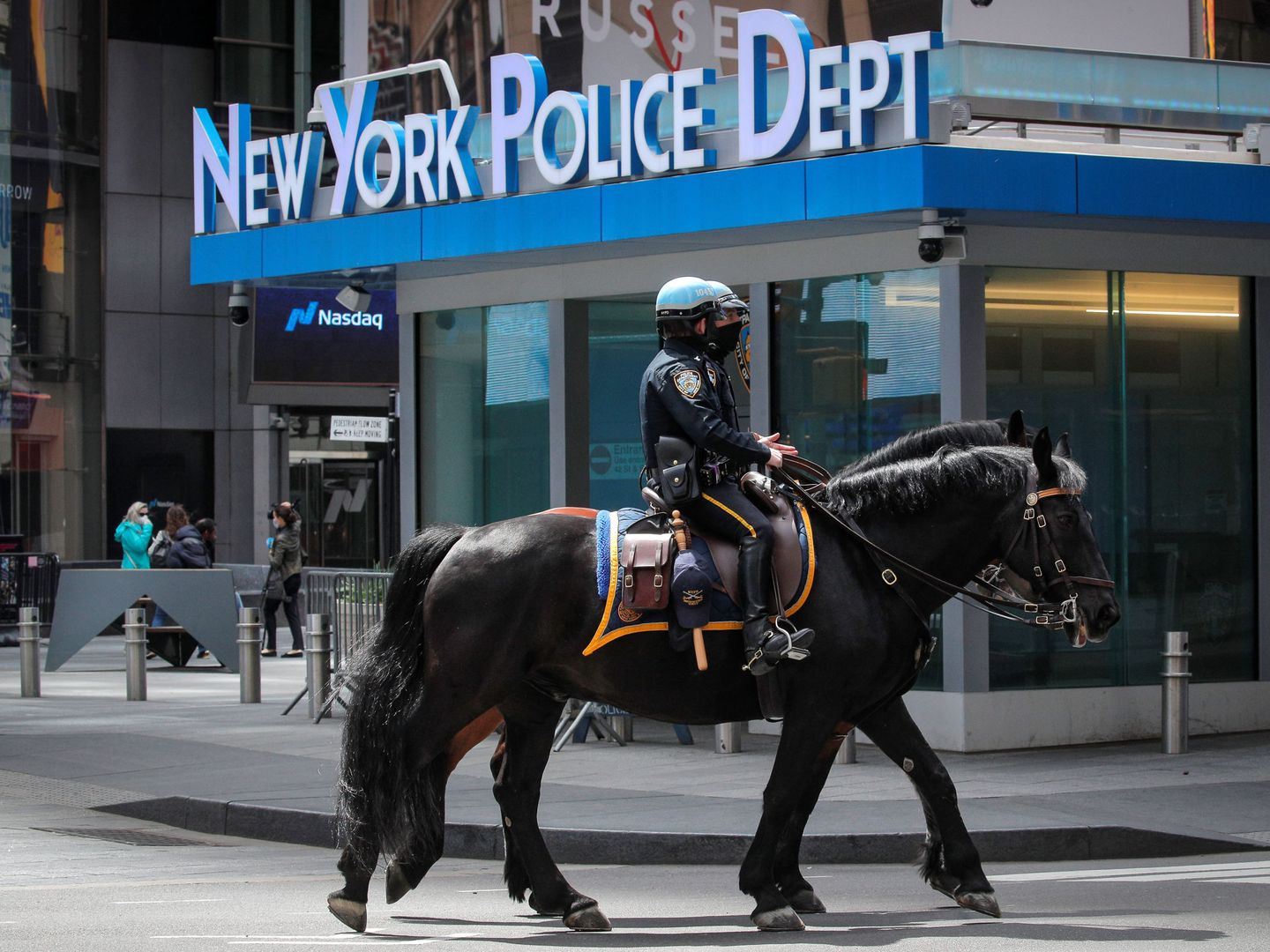 La policía de Nueva York tardó en encontrar la casa de la víctima (Reuters/Brendan McDermid)