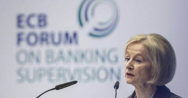 Foto: La presidenta del Consejo Supervisor del Banco Central Europeo, Daniele Nouy,