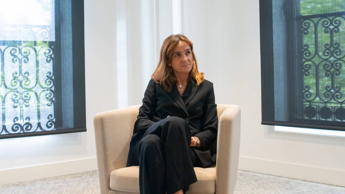 Belén Alarcón, socia directora de asesoramiento patrimonial de Abante Asesores durante un momento de la entrevista.