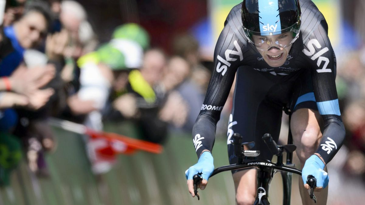 Froome gana el primer asalto a Contador en la crono de 10 kilómetros de la Dauphiné