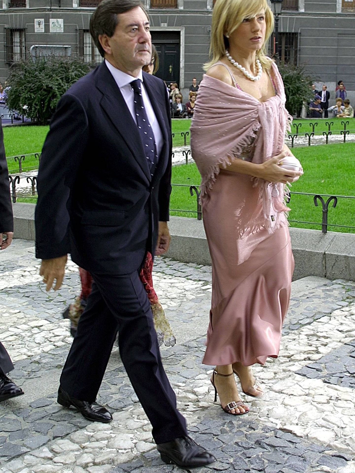 En la boda de Bruno Gómez-Acebo y Bárbara Cano. (Cordon Press)