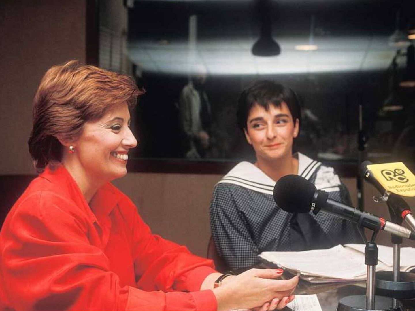Teresa Campos, en su primera época en la radio. (Cortesía RTVE)