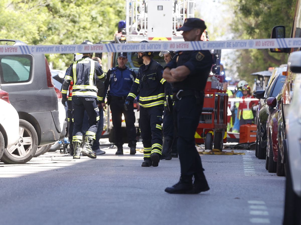 Foto: Varios heridos en explosión de un edificio en el barrio salamanca de madrid