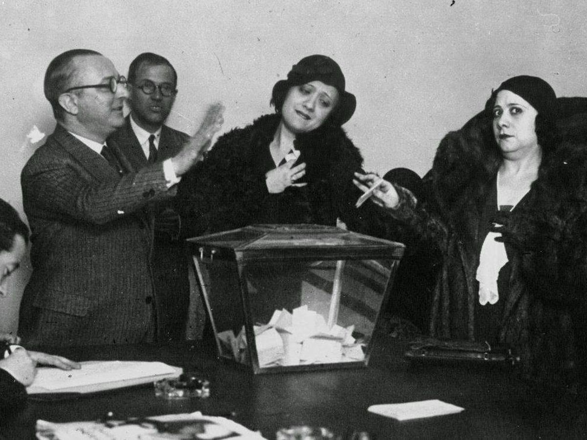 Foto: Elecciones generales en España en 1933.