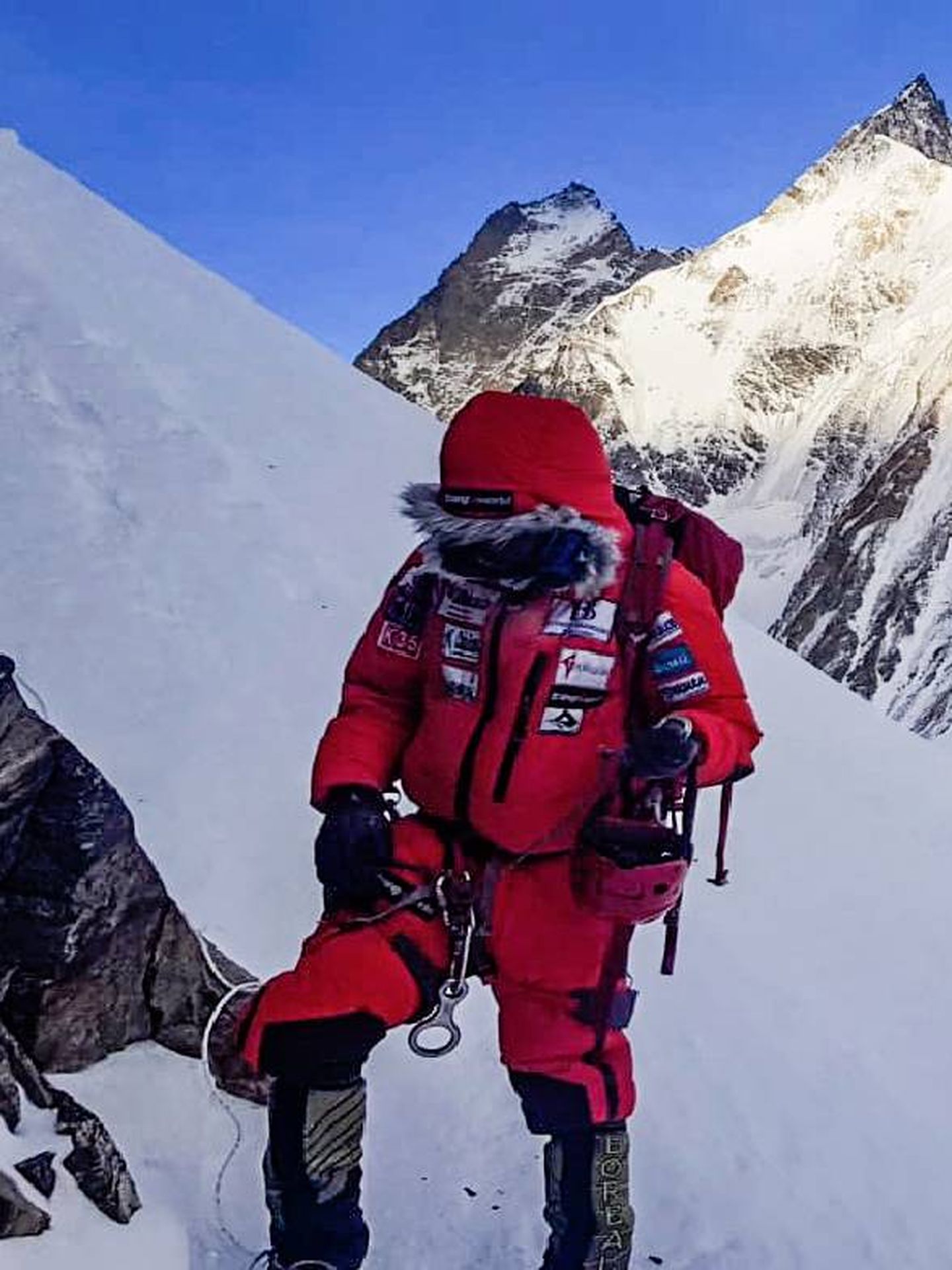 Alex Txikon en el K2. (Twitter @AlexTxikon)