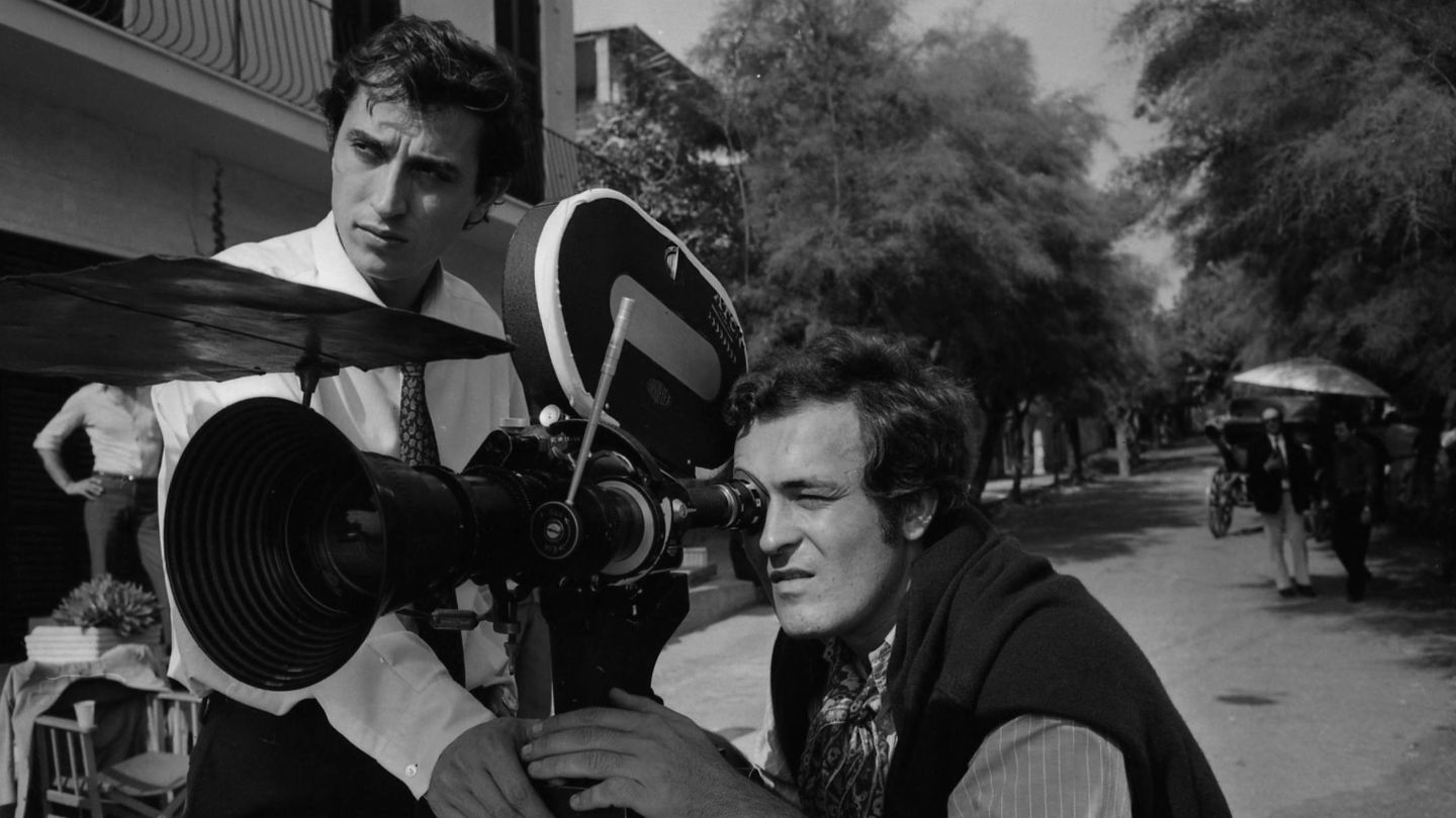 Storaro y Bertolucci en el rodaje de 'El conformista' (1969)