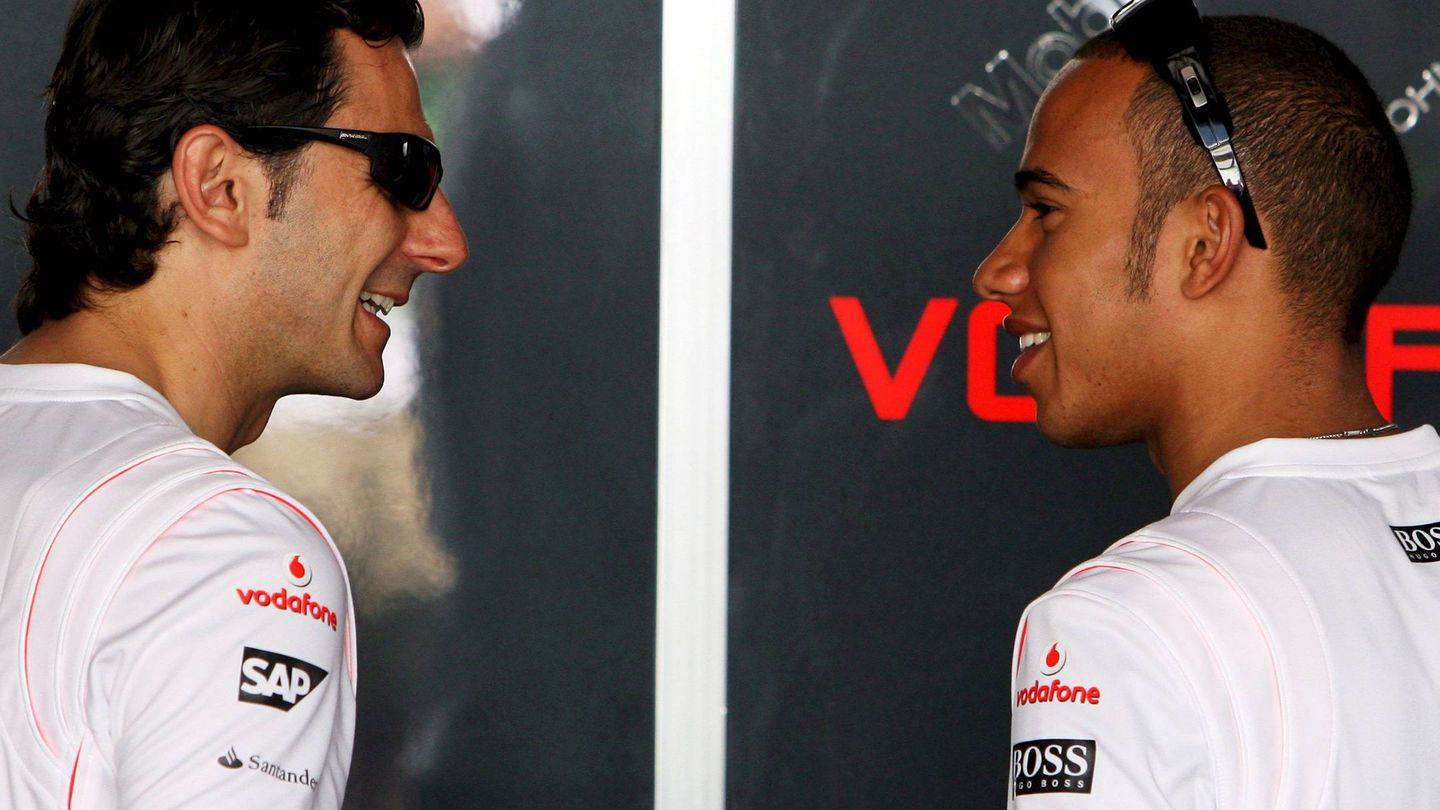 De la Rosa trabajó con Hamilton el mismo año que con Alonso en McLaren. (EFE)
