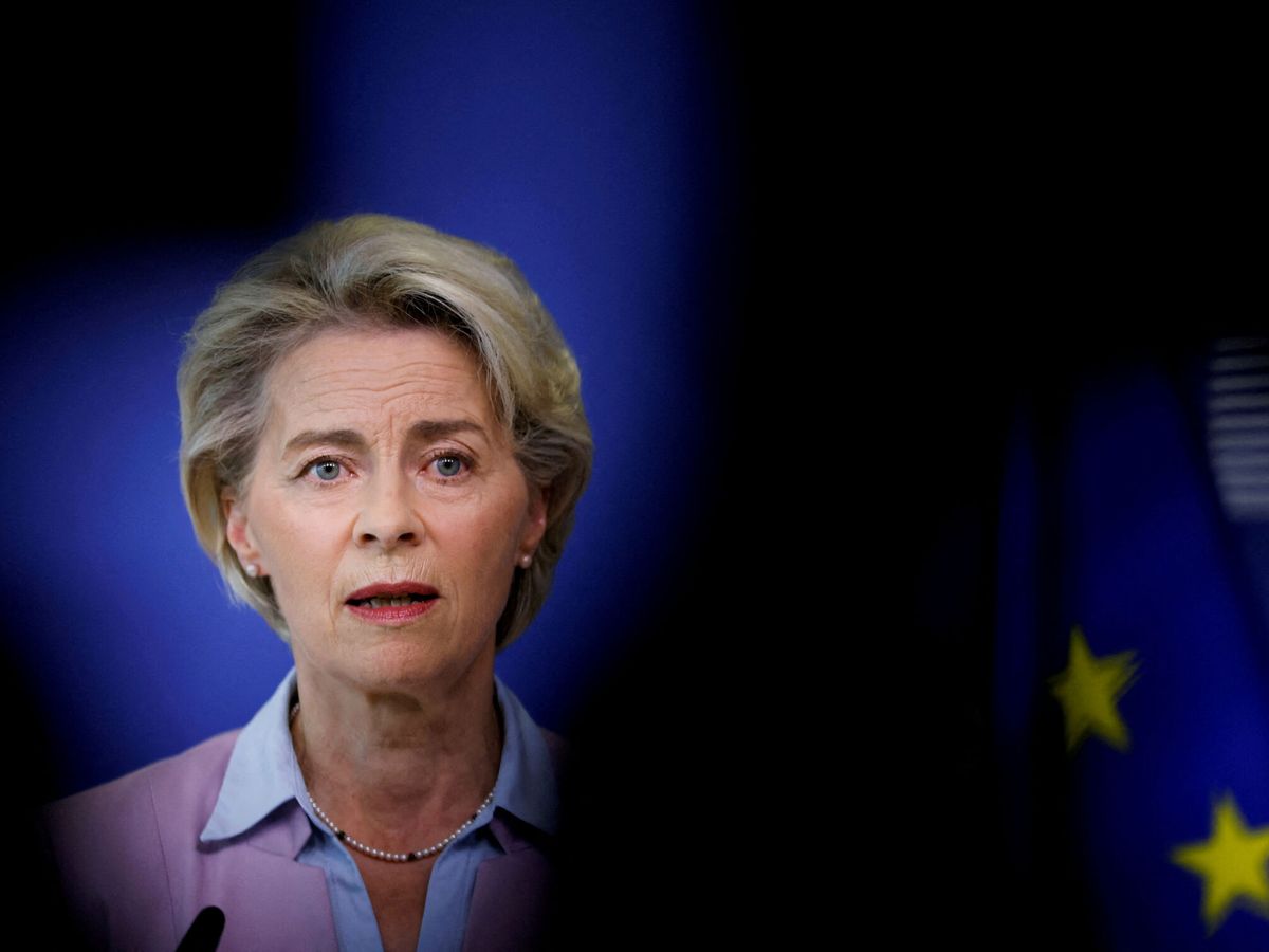 Foto: La presidenta de la Comisión Europea, Ursula von der Leyen. (Reuters/Johanna Geron) 