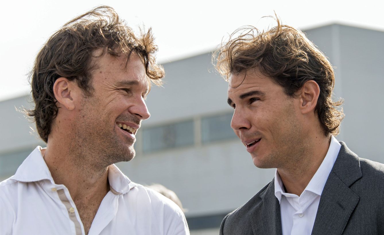 Rafa Nadal y Carlos Moyá, en una imagend e archivo. (EFE)