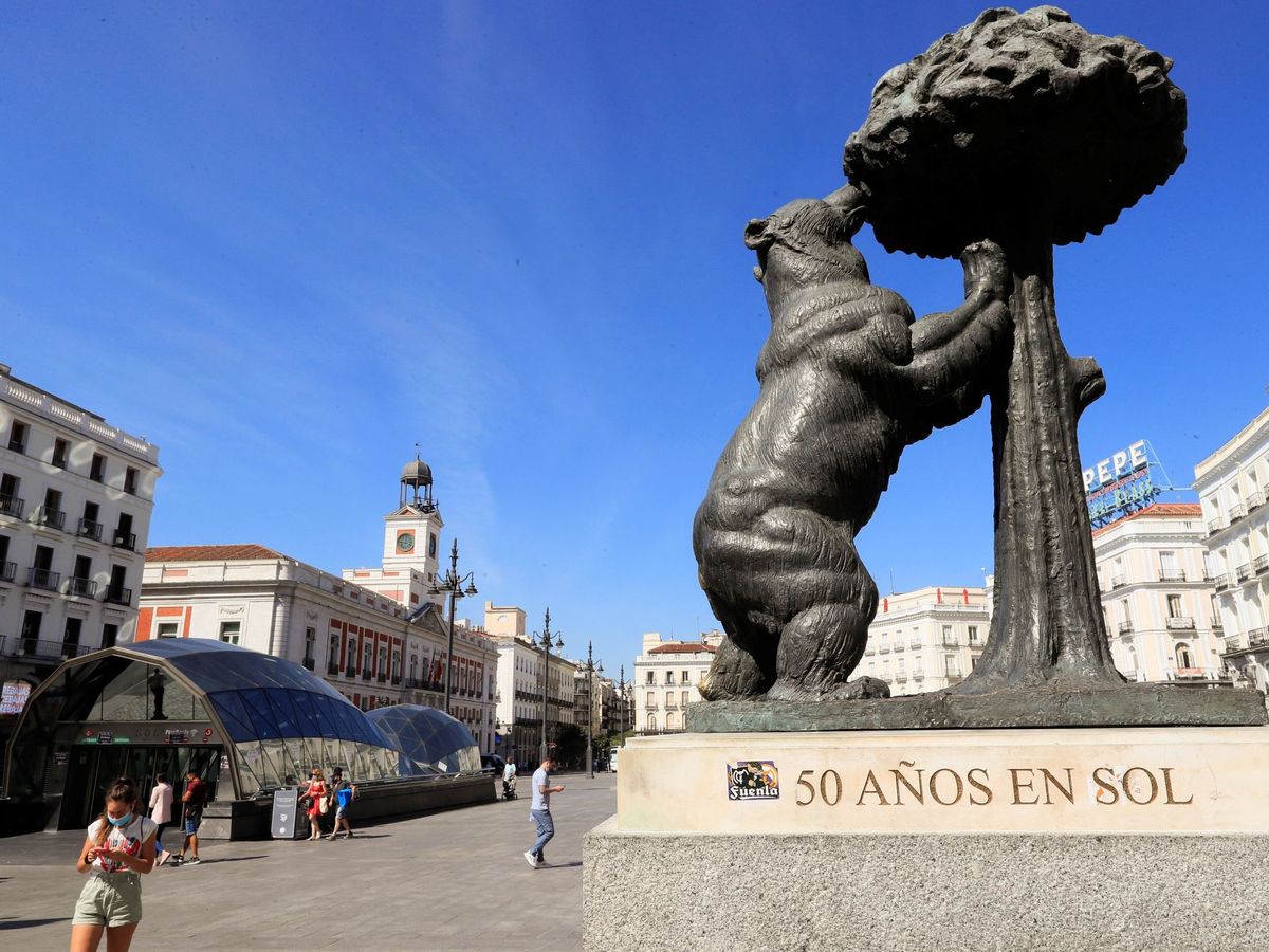 Foto: Una imagen de la Puerta del Sol. (Efe)