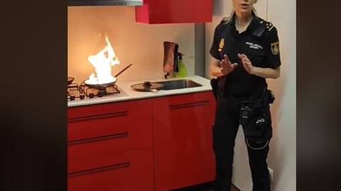 Policía Nacional comparte consejos de cómo apagar el fuego en tu cocina a través de Tik Tok