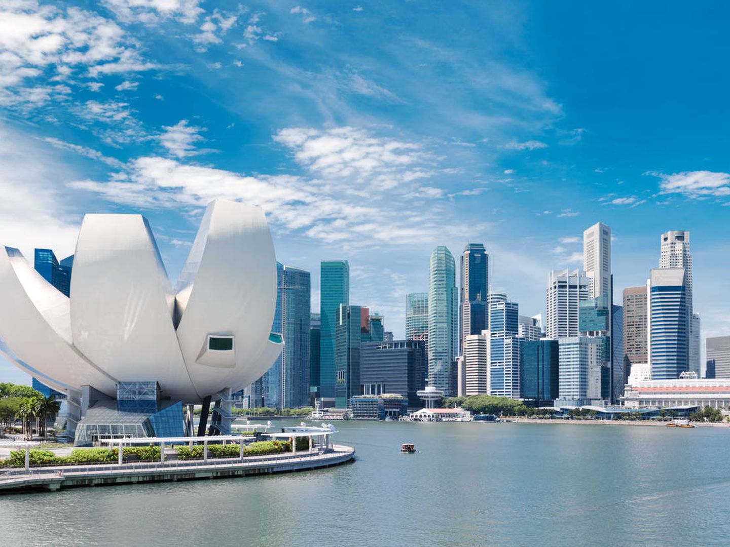 El complejo de edificios Marina Bay Sands de Singapur. (iStock)