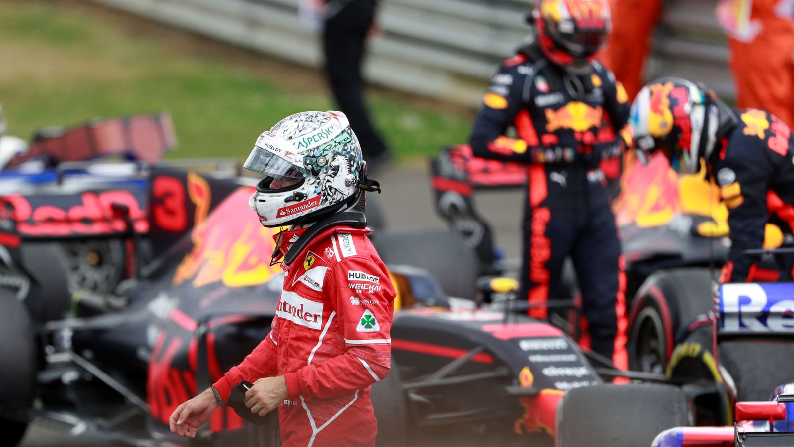 Foto: Vettel, tras el Gran Premio de Gran Bretaña. (Reuters)