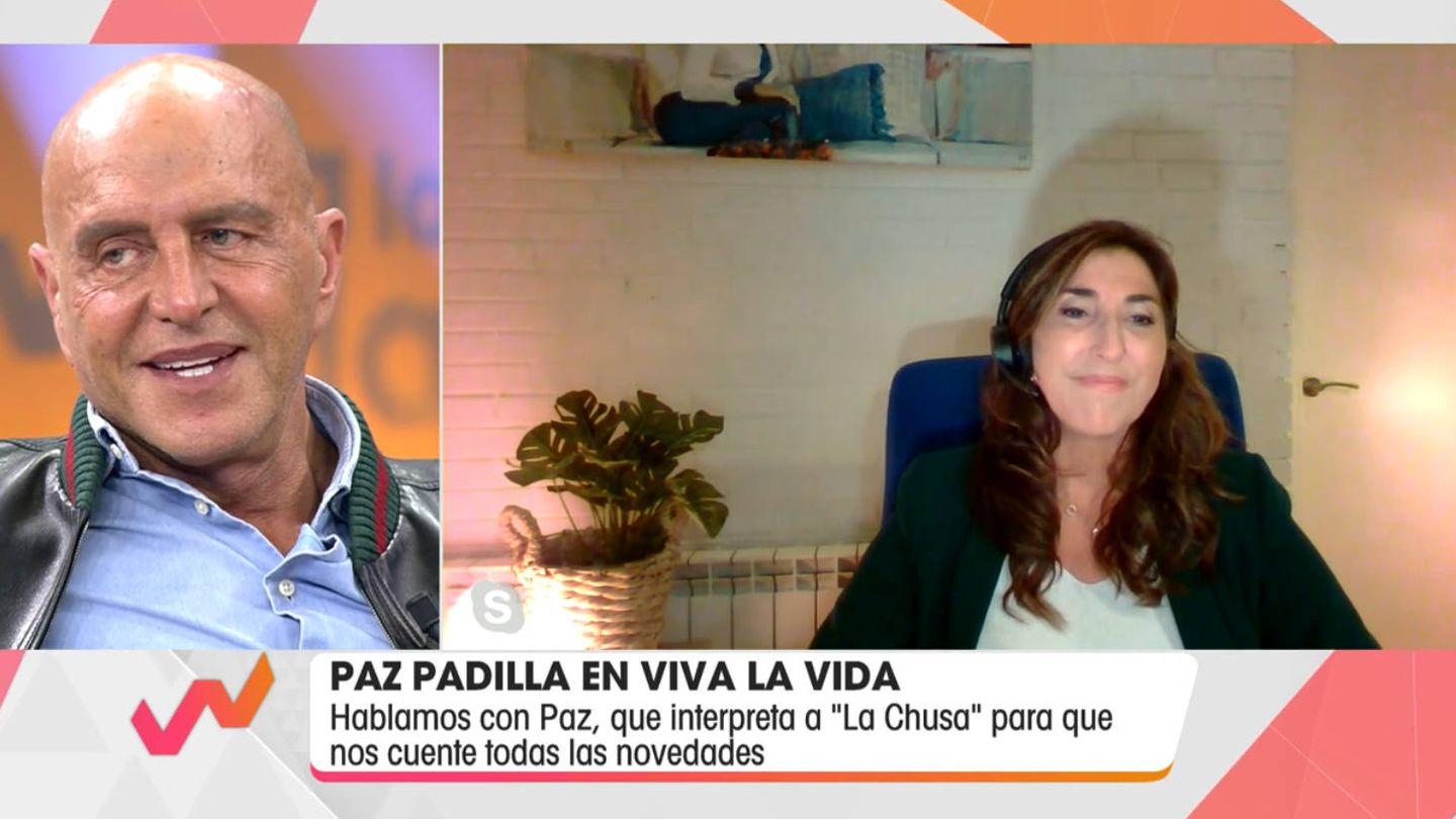 Kiko Matamoros y Paz Padilla, en 'Viva la vida'. (Telecinco)