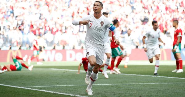 Foto: Ronaldo se reivindica, una vez más, tras marcar contra Marruecos. (Reuters)