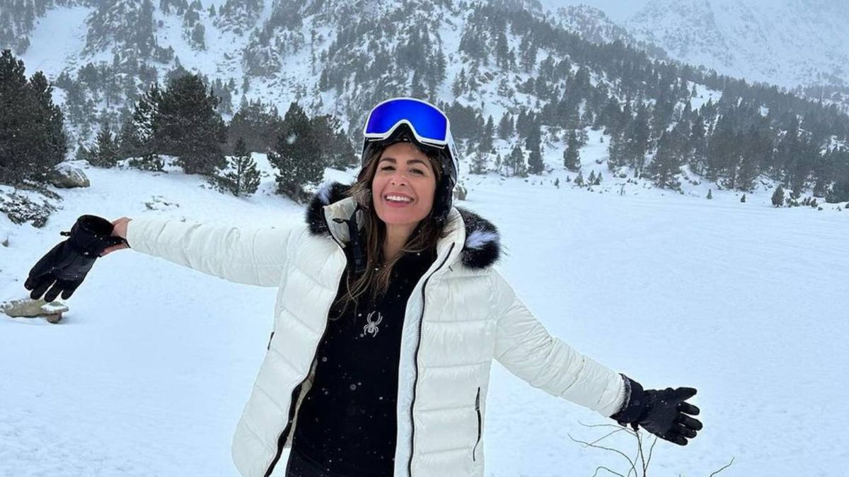 El divertido y exclusivo viaje de Nuria Roca a la nieve