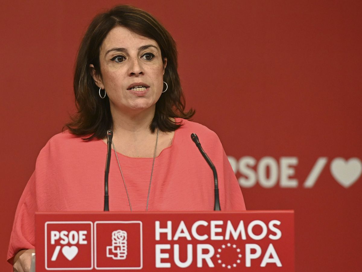 Foto: Fotografía de archivo (19 06 2022) de la vicesecretaria general del PSOE, Adriana Lastr. (EFE/Villar)
