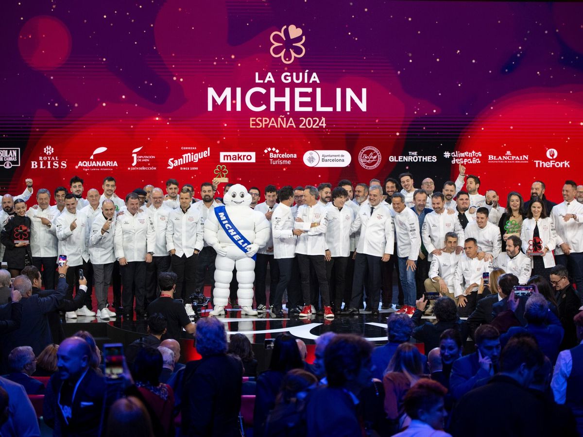 Foto: Gala de la Guía Michelin 2024 en Barcelona. (Europa Press/Lorena Sopêna)