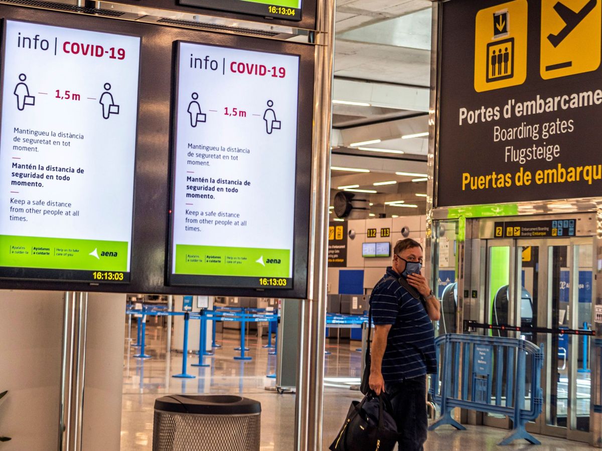 Foto: El Aeropuerto de Palma de Mallorca comenzará a recibir turistas a partir del 15 de junio. (EFE)