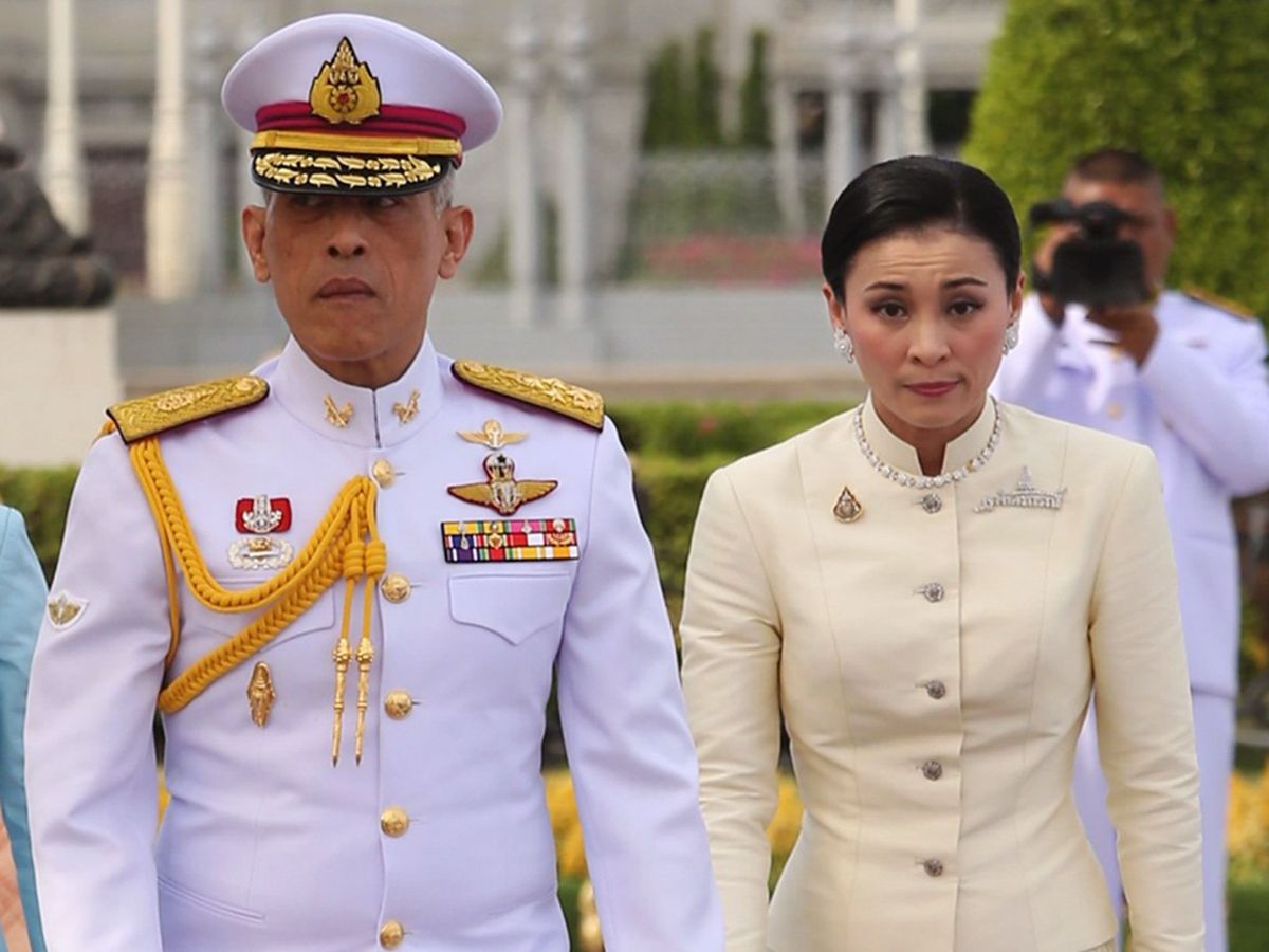 Foto: El rey de Tailandia, con su mujer. (EFE)